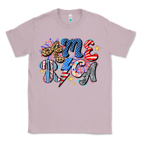 Lilac America Classic Tee - CowhideDigitalArt