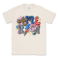 Natural America Classic Tee - CowhideDigitalArt