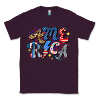 Plum America Classic Tee - CowhideDigitalArt