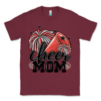 Burgundy cheer mom Classic Tee - MaliasSmallBusiness