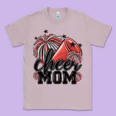 Cheer Mom Classic Tee Designed By Maliassmallbusiness