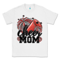 White cheer mom Classic Tee - MaliasSmallBusiness
