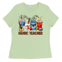 Matcha music teacher coffee cups Ladies Tee - Zillion Design Studio