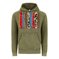 Vintage Olive western brushstroke Vintage Hoodie - AdoDesignShop