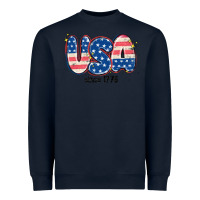 Navy usa since 1776 Heavyweight Sweatshirt - MaliasSmallBusiness