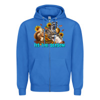 True Royal Fall Tis The Season Animals Zipper Hoodie - LillyAllenDesigns