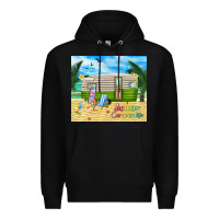 Black summer caravan life Premium Hoodie - TumblerDesignByShophia
