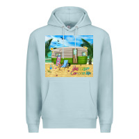 Blue Mist summer caravan life Premium Hoodie - TumblerDesignByShophia