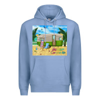Colony Blue summer caravan life Premium Hoodie - TumblerDesignByShophia