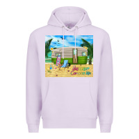 Lilac summer caravan life Premium Hoodie - TumblerDesignByShophia