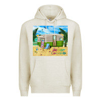 Oatmeal Heather summer caravan life Premium Hoodie - TumblerDesignByShophia