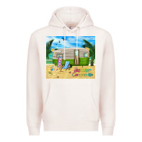Pale Pink summer caravan life Premium Hoodie - TumblerDesignByShophia