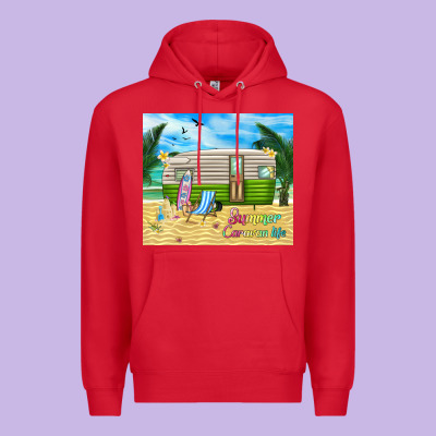Summer Caravan Life Premium Hoodie Designed By Tumblerdesignbyshophia