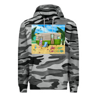 Slate Camo summer caravan life Premium Hoodie - TumblerDesignByShophia
