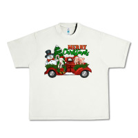 Pistachio merry christmas snowman and farm animals truck Urban Heavy Tee - Jasminsmagicworld