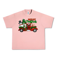 Salmon merry christmas snowman and farm animals truck Urban Heavy Tee - Jasminsmagicworld