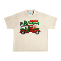 Sandshell merry christmas snowman and farm animals truck Urban Heavy Tee - Jasminsmagicworld