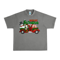 Tornado merry christmas snowman and farm animals truck Urban Heavy Tee - Jasminsmagicworld