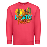 Cardinal Howdy Fall Premium Sweatshirt - texasbilliewilder
