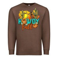 Chestnut Howdy Fall Premium Sweatshirt - texasbilliewilder