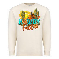 Sandshell Howdy Fall Premium Sweatshirt - texasbilliewilder