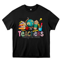 Black Teachers Change The World Heavy Core Tee - CowhideDigitalArt