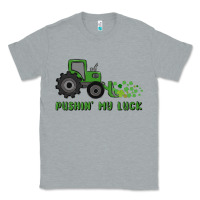 Heather Grey pushin' my luck Classic Tee - MaliasSmallBusiness