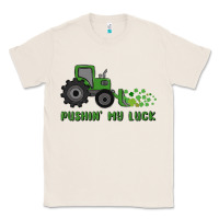 Natural pushin' my luck Classic Tee - MaliasSmallBusiness