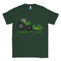 Sports Green pushin' my luck Classic Tee - MaliasSmallBusiness