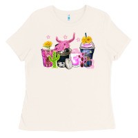 Bone neon western coffee cups Ladies Tee - Zillion Design Studio