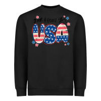 Black god bless america Heavyweight Sweatshirt - MaliasSmallBusiness
