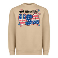 Mushroom god bless america Heavyweight Sweatshirt - MaliasSmallBusiness