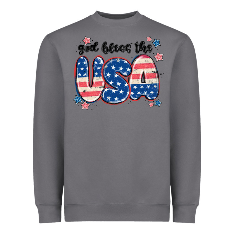 God Bless America Heavyweight Sweatshirt by MaliasSmallBusiness | Teevron