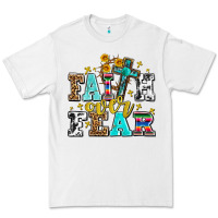 Faith Over Fear With Cross And Sunflowers Premium Tee | Teevron