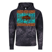 Cloud Black bison leopard gemstone Vintage Hoodie - Artiststas