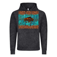 Vintage Black bison leopard gemstone Vintage Hoodie - Artiststas