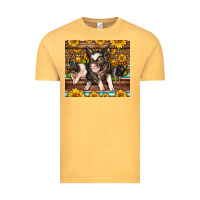 Vintage Mustard Western Cute Hampshire Pigs Vintage Tee - LillyAllenDesigns