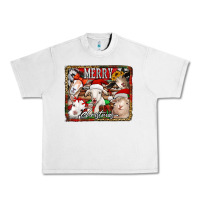 Merry Christmas Goats Urban Heavy Tee | Teevron
