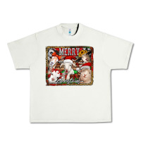 Pistachio merry christmas goats Urban Heavy Tee - Jasminsmagicworld