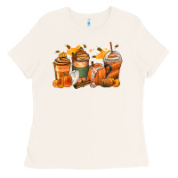 Bone pumpkin spice latte coffee cups Ladies Tee - Zillion Design Studio