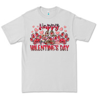 Dove Grey happy valentines day dog pet Premium Tee - RacoonDesign
