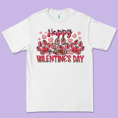 Happy Valentines Day Dog Pet Premium Tee Designed By Racoondesign