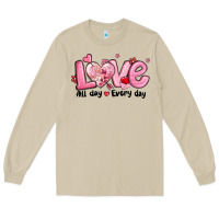 Mushroom love all day every day Long Sleeve Tee - MaliasSmallBusiness