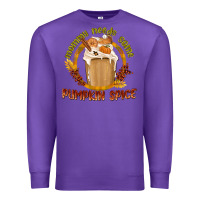 Purple Mommy Needs Some Pumpkin Spice Premium Sweatshirt - texasbilliewilder