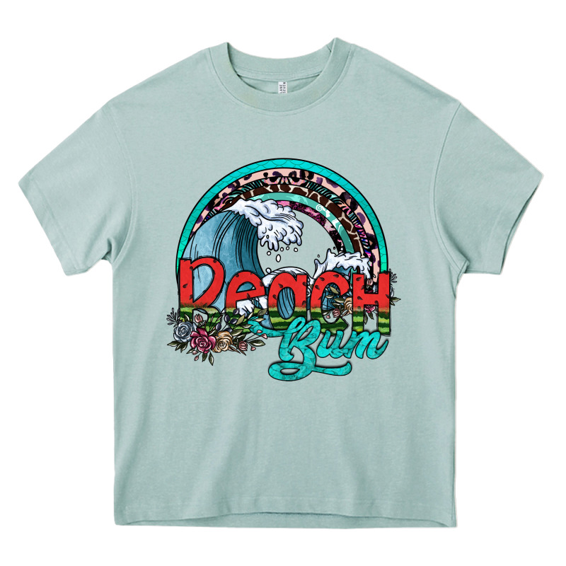 Beach Bum Heavy Core Tee by SublimationCraftShop | Teevron