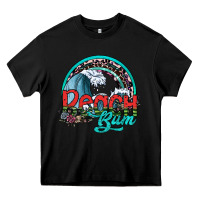 Black beach bum Heavy Core Tee - SublimationCraftShop