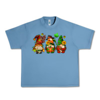 Pebble Blue fall gnomes with pumpkin pie Urban Heavy Tee - AdoDesignShop