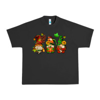 Pigment Black fall gnomes with pumpkin pie Urban Heavy Tee - AdoDesignShop