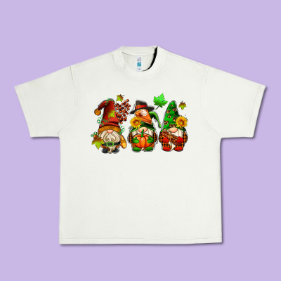 Fall Gnomes With Pumpkin Pie Urban Heavy Tee Designed By Adodesignshop