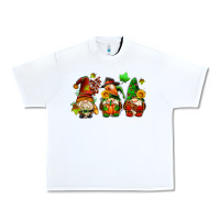 White fall gnomes with pumpkin pie Urban Heavy Tee - AdoDesignShop